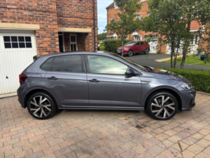 2022 Volkswagen Polo 1.0 Tsi R-Line Hatchback 5dr Petrol DSG Euro 6 (s/s) (110 Ps) in Grey — image 2