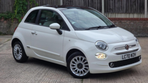 2020 Fiat 500 1.2 Lounge Dualogic Euro 6 (s/s) 3dr in White — image 2