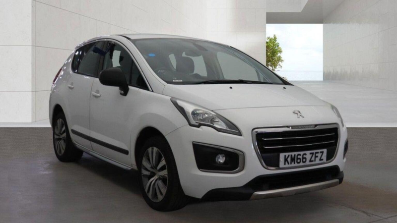 2016 Peugeot 3008 1.6 Bluehdi Active Eat Euro 6 (s/s) 5dr in White — image 1