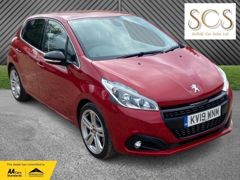 2019 Peugeot 208 1.2 Puretech Gpf Gt Line in Red — image 1