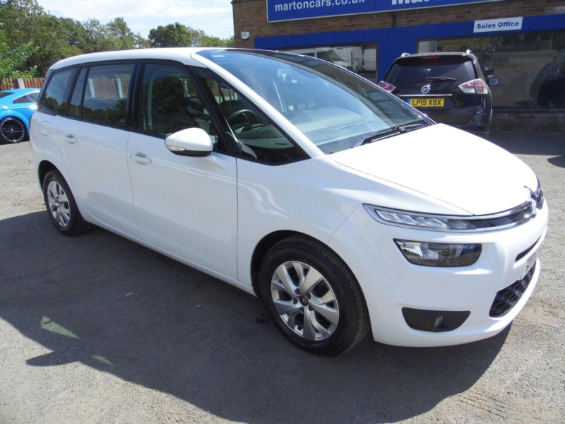 2016 Citroen Grand C4 Picasso 1.6 Bluehdi Vtr+ Eat6 Euro 6 (s/s) 5dr in White — image 1