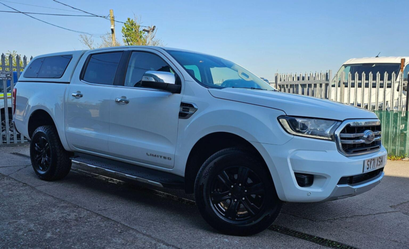 2022 Ford Ranger 2.0 Ecoblue Limited 4WD Euro 6 (s/s) 4dr in White — image 1