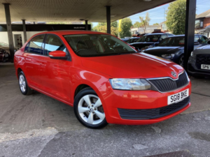 2018 Skoda Rapid 1.6 Tdi S Euro 6 (s/s) 5dr in Red — image 2