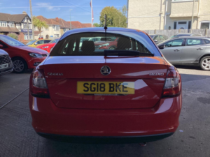 2018 Skoda Rapid 1.6 Tdi S Euro 6 (s/s) 5dr in Red — image 6