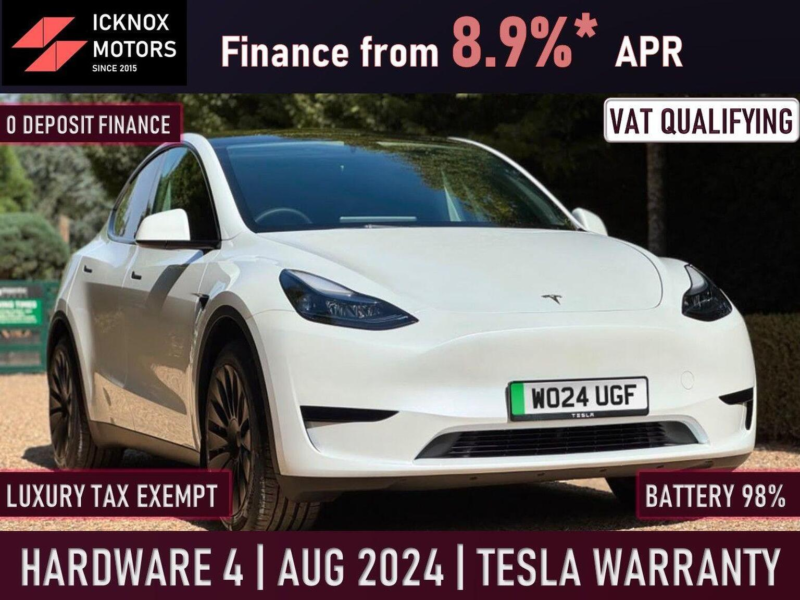 2024 Tesla Model Y Auto Rwd 5dr in White — image 1