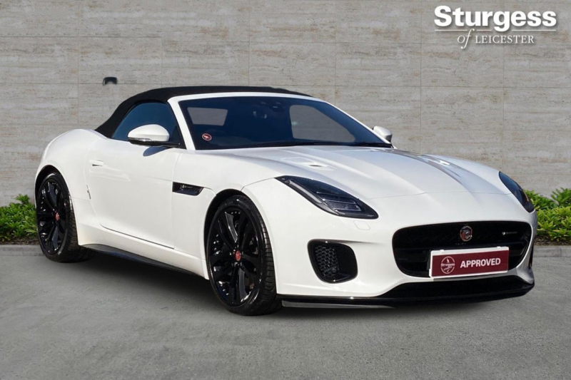 2019 Jaguar F-Type 3.0 V6 R-Dynamic Auto AWD Euro 6 (s/s) 2dr in White — image 1