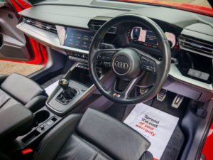 2020 Audi A3 1.5 Tfsi 35 S Line Sportback Euro 6 (s/s) 5dr in Red — image 2