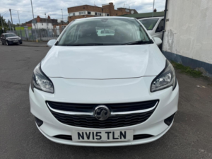 2015 Vauxhall Corsa 1.2i Excite Euro 6 3dr (a/c) in White — image 3