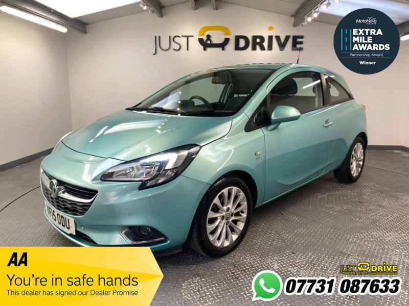 2015 Vauxhall Corsa 1.4i Se Hatchback 3dr Petrol Auto Euro 6 (90 Ps) in Green — image 1