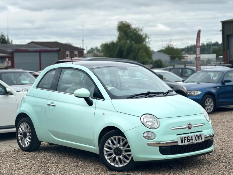 2014 Fiat 500 0.9 Twinair Lounge Euro 6 (s/s) 3dr in Green — image 1