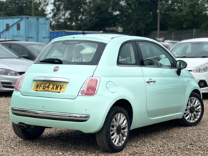 2014 Fiat 500 0.9 Twinair Lounge Euro 6 (s/s) 3dr in Green — image 3