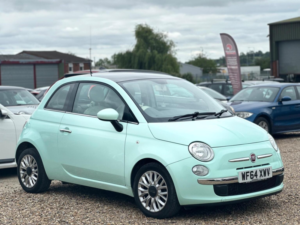 2014 Fiat 500 0.9 Twinair Lounge Euro 6 (s/s) 3dr in Green — image 4