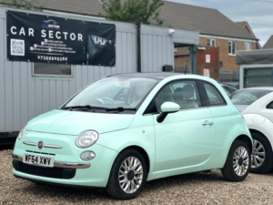 2014 Fiat 500 0.9 Twinair Lounge Euro 6 (s/s) 3dr in Green — image 5