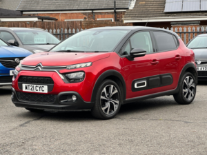 2021 Citroen C3 1.2 Puretech Shine Plus Hatchback 5dr Petrol Manual Euro 6 (s/s) (83 Ps) in Red — image 2