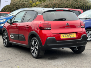 2021 Citroen C3 1.2 Puretech Shine Plus Hatchback 5dr Petrol Manual Euro 6 (s/s) (83 Ps) in Red — image 3