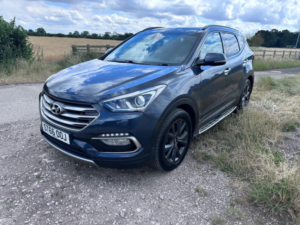 2016 Hyundai Santa Fe 2.2 Crdi Blue Drive Wiggins Edition Auto 4WD Euro 6 (s/s) 5dr (7 Seat) in Blue — image 3