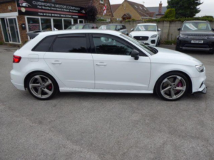 2017 Audi S3 2.0 Tfsi Black Edition Sportback S Tronic Quattro Euro 6 (s/s) 5dr in White — image 3