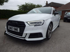 2017 Audi S3 2.0 Tfsi Black Edition Sportback S Tronic Quattro Euro 6 (s/s) 5dr in White — image 6