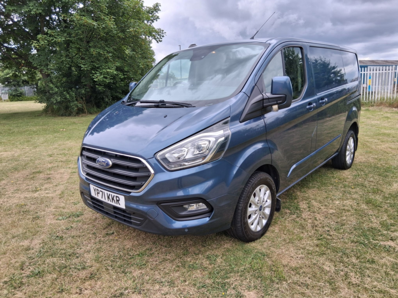 2021 Ford Transit Custom 2.0 280 Ecoblue Limited Panel Van 5dr Diesel Auto L1 H1 Euro 6 (s/s) (130 Ps) in Blue — image 1