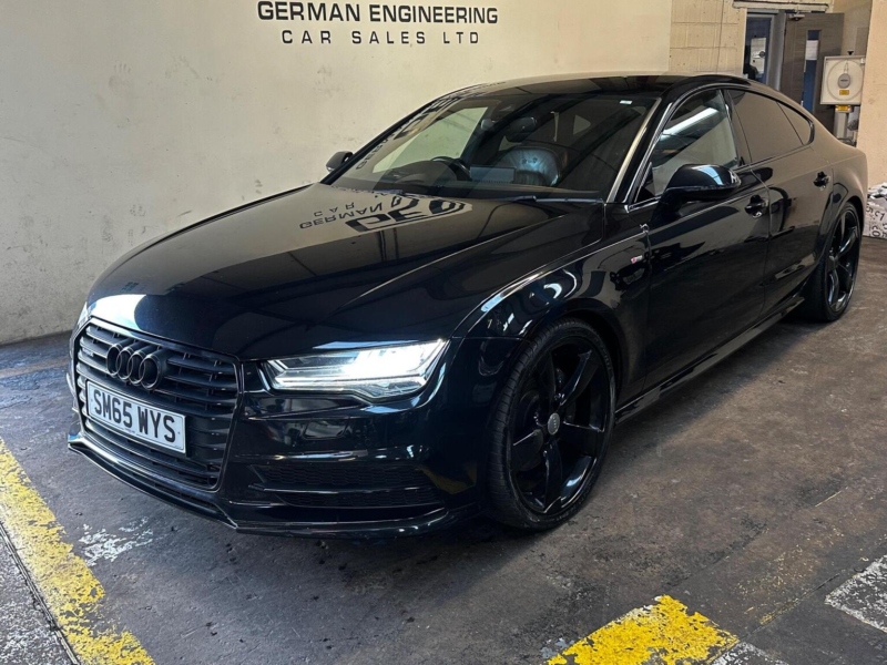 2015 Audi A7 3.0 Tdi V6 Black Edition Sportback S Tronic Quattro Euro 6 (s/s) 5dr in Black — image 1