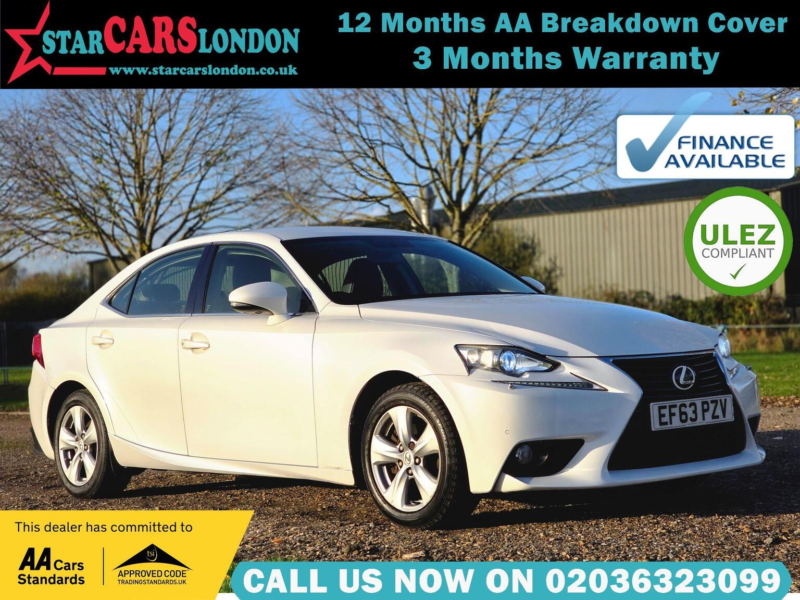 2014 Lexus Is 2.5 300h Se E-CVT Euro 5 (s/s) 4dr in White — image 1