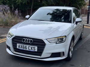 2016 Audi A3 1.0 Tfsi Sport Sportback Euro 6 (s/s) 5dr in White — image 3