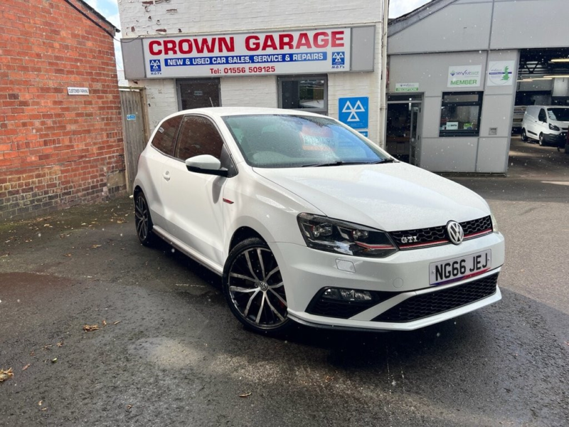 2017 Volkswagen Polo 1.8 Tsi Bluemotion Tech Gti in White — image 1