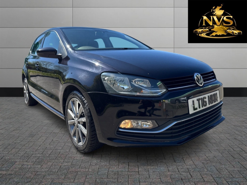 2016 Volkswagen Polo 1.2 Tsi Bluemotion Tech Se Design in Black — image 1