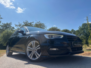 2014 Audi A3 1.6 Tdi S Line Hatchback 3dr Diesel Manual Euro 6 (s/s) (110 Ps) in Black — image 2