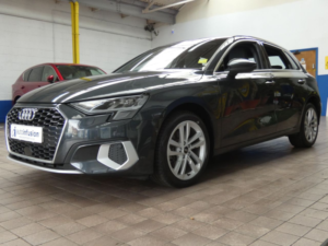 2023 Audi A3 1.4 Tfsie 40 Sport Sportback 5dr Petrol Plug-In Hybrid S Tronic Euro 6 (s/s) 13kwh (204 Ps) in Grey — image 2