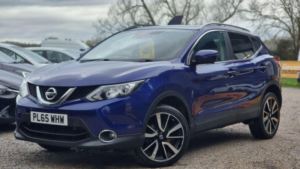 2015 Nissan Qashqai 1.2 Dig-T Tekna 2WD Euro 6 (s/s) 5dr in Blue — image 3