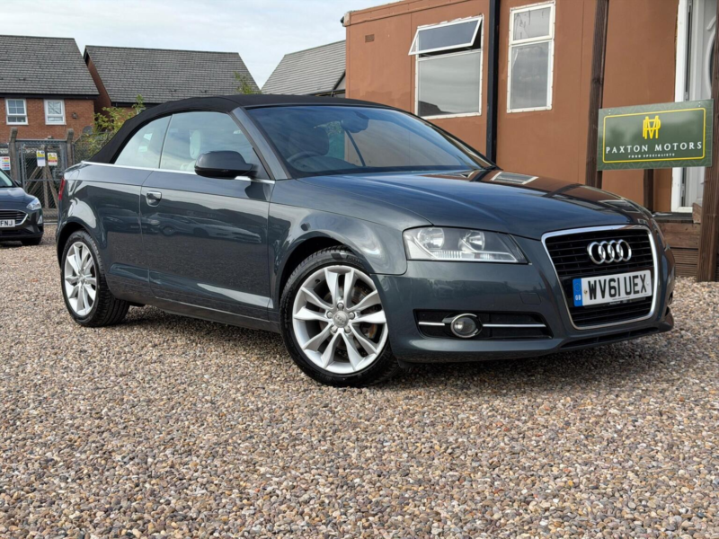 2011 Audi A3 Cabriolet 2.0 Tdi Sport S Tronic Euro 5 (s/s) 2dr in Grey — image 1