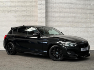 2017 BMW 1 Series 2.0 118d M Sport Auto Euro 6 (s/s) 5dr in Black — image 4