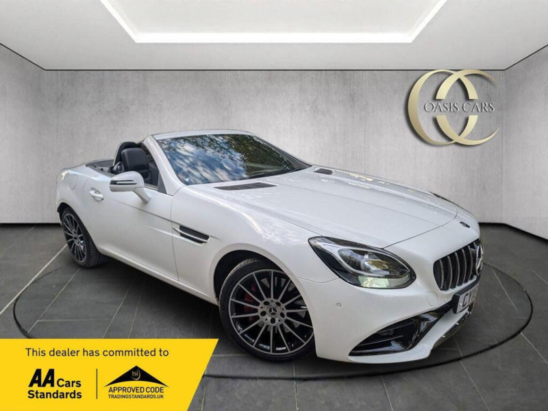 2018 Mercedes-Benz Slc 2.0 Slc300 Amg Line G-Tronic Euro 6 (s/s) 2dr in White — image 1