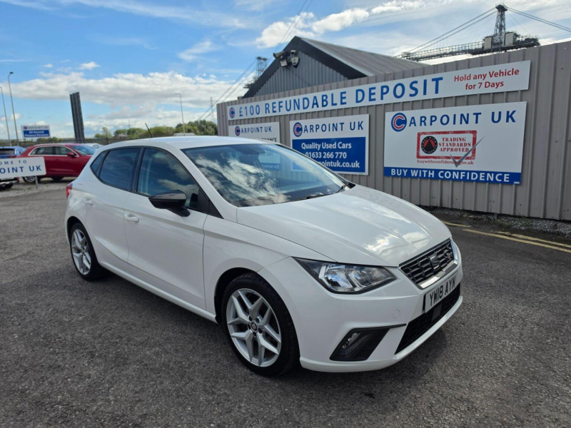 2018 SEAT Ibiza 1.0 Tsi Fr Euro 6 (s/s) 5dr in White — image 1
