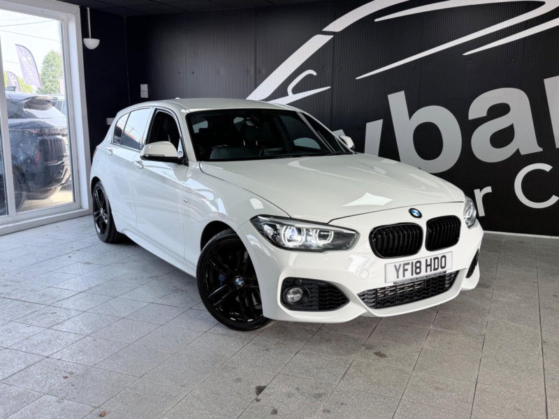 2018 BMW 1 Series 1.5 118i M Sport Shadow Edition Euro 6 (s/s) 5dr in White — image 1