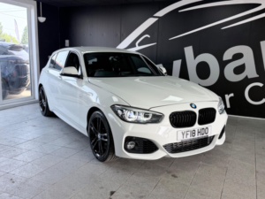 2018 BMW 1 Series 1.5 118i M Sport Shadow Edition Euro 6 (s/s) 5dr in White — image 6