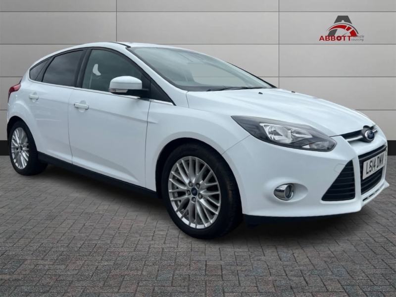 2014 Ford Focus 1.6 Tdci Zetec Navigator in White — image 1