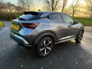 2023 Nissan Juke 1.6 Tekna SUV 5dr Petrol Hybrid Auto Euro 6 (143 Ps) in Grey — image 4