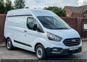 2020 Ford Transit Custom 2.0 300 Ecoblue Leader Panel Van 5dr Diesel Manual L1 H2 Euro 6 (s/s) (105 Ps) in White — image 3