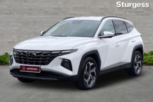 2022 Hyundai Tucson 1.6 H T-Gdi Premium Auto Euro 6 (s/s) 5dr in White — image 3
