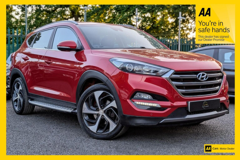 2015 Hyundai Tucson 2.0 Crdi Premium Auto 4WD Euro 6 5dr in Red — image 1
