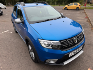 2019 Dacia Sandero Stepway 0.9 Tce Essential Hatchback 5dr Petrol Manual Euro 6 (s/s) (90 Ps) in Blue — image 3