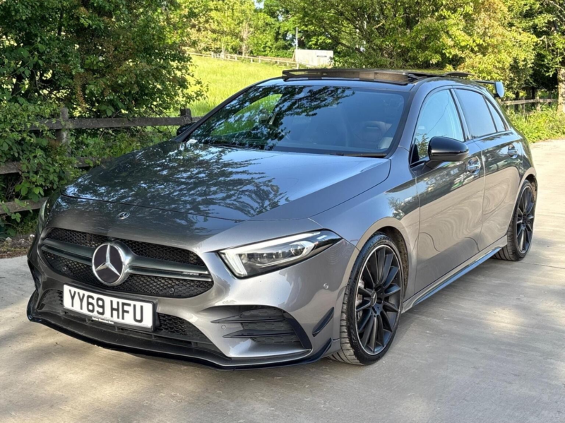 2019 Mercedes-Benz A Class 2.0 A35 Amg (premium Plus) Spds Dct 4matic Euro 6 (s/s) 5dr in Grey — image 1
