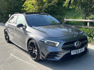 2019 Mercedes-Benz A Class 2.0 A35 Amg (premium Plus) Spds Dct 4matic Euro 6 (s/s) 5dr in Grey — image 5