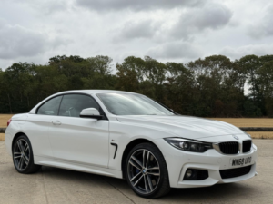 2018 BMW 4 Series 3.0 435d Xdrive M Sport Convertible in White — image 3