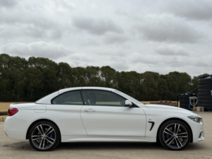 2018 BMW 4 Series 3.0 435d Xdrive M Sport Convertible in White — image 4