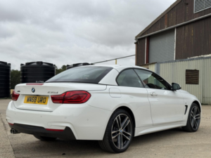 2018 BMW 4 Series 3.0 435d Xdrive M Sport Convertible in White — image 5