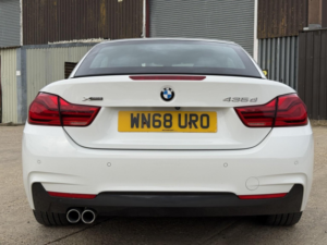2018 BMW 4 Series 3.0 435d Xdrive M Sport Convertible in White — image 6