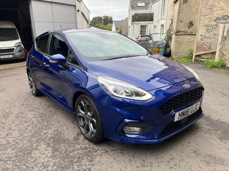 2018 Ford Fiesta 1.0 T Ecoboost St-Line in Blue — image 1